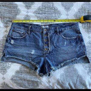 Free people Jean shorts (size 31)